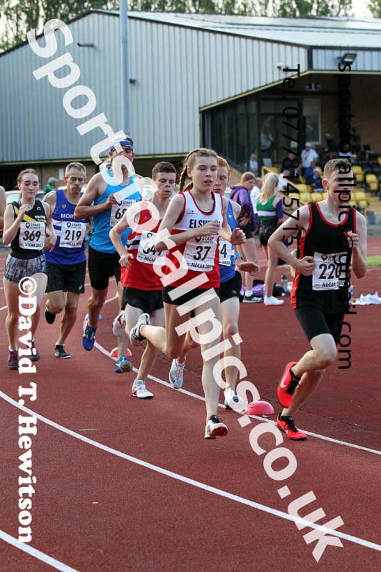 1500 metres, 2021 North East Grand Prix 5, Monkton, Wednesday, July 21st. Photo: David T. Hewitson/Sports for All Pics